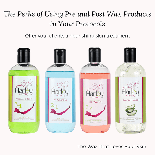 Before and After Care: The Perks of Using Pre and Post Wax Products in Your Protocols - Harley Waxing