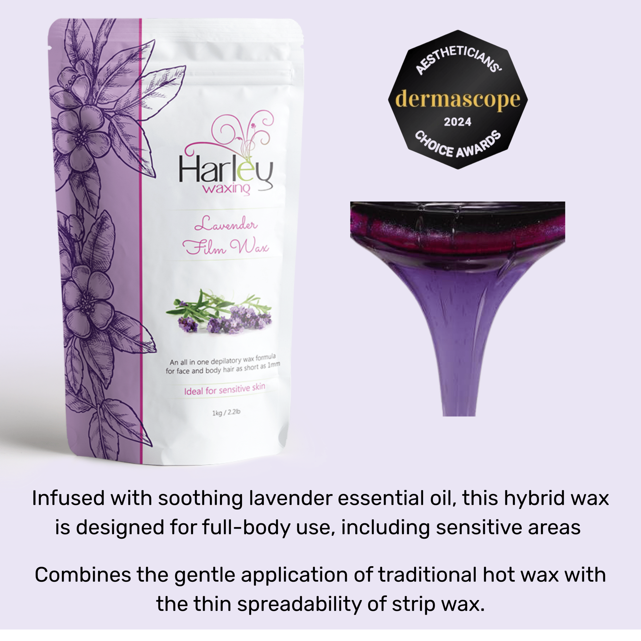 Lavender Film Wax - Harley Waxing