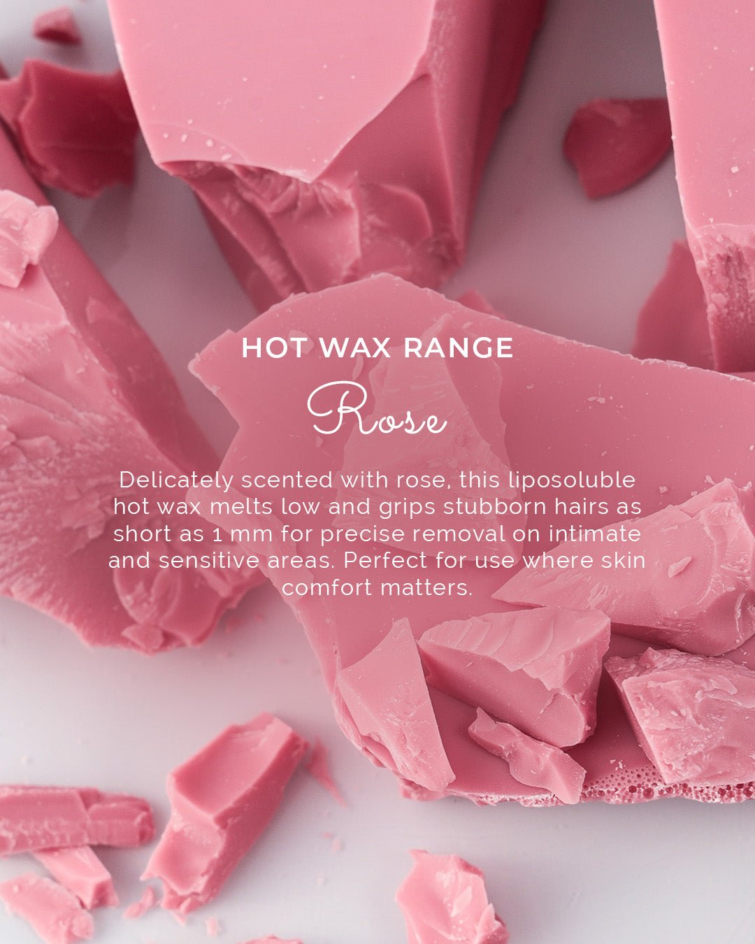 Rose Hard Wax - Delicate by name, powerful by nature. - Harley Waxing